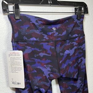 SOLD — NWT Lululemon 🍋 Wunder Under Crop Purple Camo